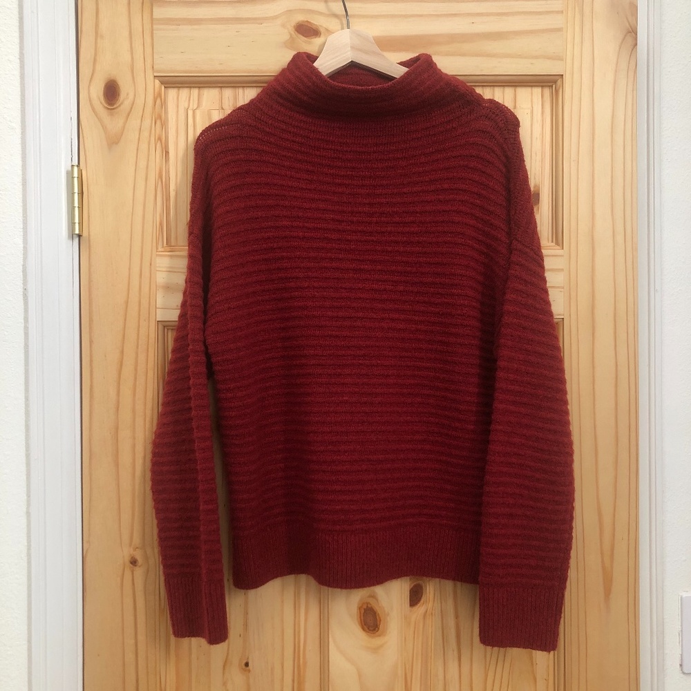 Madewell Belmont Mockneck Sweater in Coziest Yarn